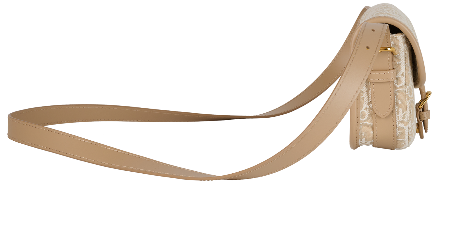 Bobby East West Crossbody, &pound;1,800, Handbags, Beige, Canvas, Side view